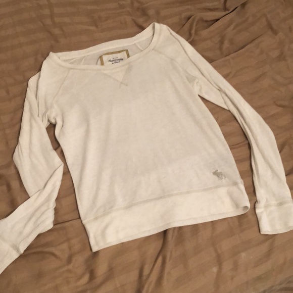 Abercrombie & Fitch off the shoulder lightweight top. sz xs - Picture 3 of 3